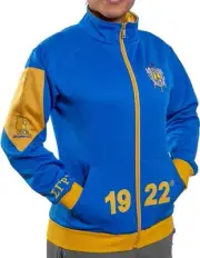 Sigma Gamma Rho Elite Track Jacket [Blue - 3XL]