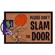 Space Jam Classic Please Don't Slam The Door Themed Outdoor Front Doormat