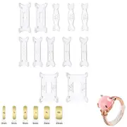 12pcs Invisible Ring Size Adjuster for Loose Rings Silicone Ring Guard