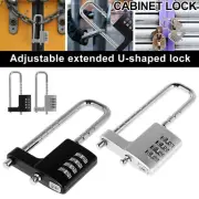 Gym Locker Lock 4 Digit Combination Padlock Heavy Duty Long Shackle~⊙❅