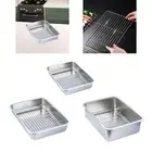 Oven Tray and Cooling Rack Baking Sheet with Rack for Grilling Vegetable