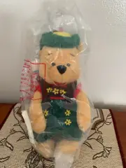 DISNEY STORE MINI BEAN BAG PLUSH OCTOBERFEST POOH 8" NWT in SEALED BAG