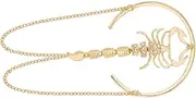 [OATIPHO] Scorpion Armband Women Armband Jewelry Snake Armband Bracelet Open Armlet Scorpion Arm Adjustable Armband Bangle Open Arm Band Swirl Arm Arm Bangle Golden Alloy