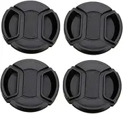 TINEASUR 55mm Diameter Lens Covers Sturdy Waterproof Protector for Camera Lenses