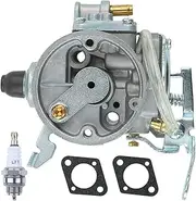 Carburetor Gasket Kit with Spark Plug Fit for Shinda B45 B45LA B45INTL Brushcutter Fit for Husq 51 55 61 66 261 262 266