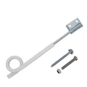 20X 250mm Offset Pigtail Insulator Outrigger Electric Fence Star Picket Post
