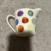 Grace’s Teaware Colorful Polka Dot Creamer
