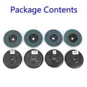 8pc 3 Inch/75mm Flat Flap Discs Grinding Wheels Wood Cutting For Angle Grinder