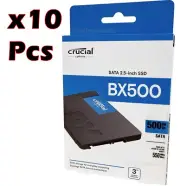 10pcs Crucial BX500 500GB 3D NAND SATA 2.5-Inch Internal SSD 540MB/s Solid State