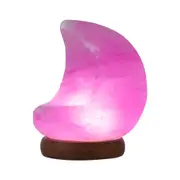 USB Colour Changing Himalayan Salt Lamp Moon - Himalayan Salt Lamps Australia