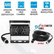 Elinz AHD Reversing Camera 4PIN 12V24V CCD Night Vision Forward View Car Truck Caravan 120 View