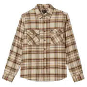 Brixton Bowery Flannel Shirt Whitecap