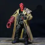 HELLBOY 地獄怪客叼款  地獄男爵 可動人偶 7寸 MEZCO 螞蟻地獄男爵HELLBOY地獄男孩 公仔手辦模型