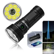 Lumintop Thanos 2.0 LEP LED 12600lm 1300m Thrower Flood Flashlight USB Type-C Rechargeable 46950 High Capacity Battery/P