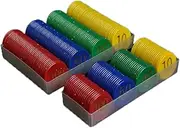 Gogogmee Bingo Game Toys 160Pcs Plastic Bingo Chips Bingo Supplies Markers Sorting Math Skills Learning Toy