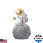 BUTILIVEEN Astronaut Decor, Astronaut Fishing Star Figurines, Space Themed Be