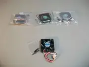 Jamicon 12V DC Fan JF0515B1M 0.12A (Lots of 4) 50mm Fans - New