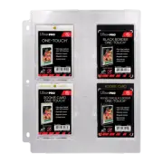 Ultra PRO 1 Pc 4 Pocket Page for One Touch Holder Storage Displays 2PT-100PT