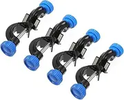 TOPPERFUN 4pcs Aluminum Cross Clamp for Retort Stand c Clamp for Woodworking Labs Stand Holder