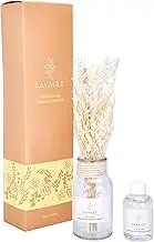 Lavault Flower Reed Diffuser Set for Home, Office, Living Room, Bedroom - Fragrance Gift Set - Bathroom Diffusers - Farmhouse Rustic Decor - Room Aroma Fresheners - French Block Scent