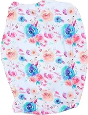 ULDIGI Skin-Friendly Stretchy Fabric Table Cover Changing Mat Cradle Mattress Sheets Easy to Disassemble Diaper Pad Cover
