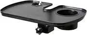 Microphone Stand Utility Tray - Adjustable Shelf with Cup Holder | Sound Card Mount for Music Stands, Recording, Podcast, Streaming, Performance, Streaming, Streaming,