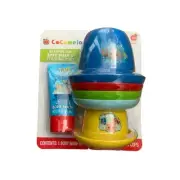 Cocomelon Bathtub Fun Body Wash And Stacking Cups - 6 Piece Set