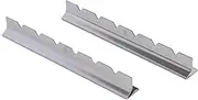 [JD Europe] BBQ Skewers Rack for 6 Skewers. Made from Stainless Steel Metal. Rack Length 30cm, Height 4cm, Base width 3.5cm