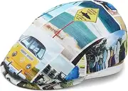 Camper Vans Flat Cap | VW Hat (as1, Numeric, Numeric_7_and_3_Quarters) White