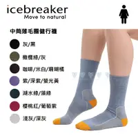 在飛比找PChome24h購物優惠-icebreaker IB105099 女 中筒薄毛圈健行襪