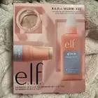 ELF 3 Pc New Glow Kit Primer Stick Dewy Mist Jelly Highlighter Bubbly