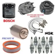 Tune Up Kit Filters Cap Spark Plugs Wire For CHEVY S10 V6 2.8L; 4WD 1986-1990