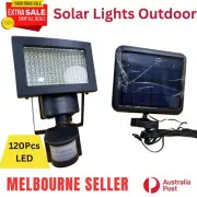 120LED Solar Motion Sensor Light Out door Garden Yard Wall Security Flood Lamp
