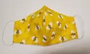 Bumble Bee handmade washable reusable anti air pollution face mask