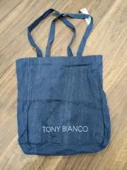 TONY BIANCO Blue Denim Tote Bag