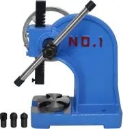 Arbor Press 1 Ton,Ratchet Leverage Arbor Press with Handwheel,5.5" Maximum He...