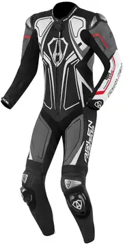 Arlen Ness Conquest, black-grey-white, Size 52 for Men Black Grey White