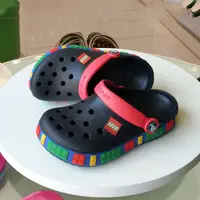 在飛比找蝦皮購物優惠-童鞋 Crocs 男童女童樂高冷拖鞋男童女童