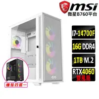 在飛比找momo購物網優惠-【微星平台】i7二十核GeForce RTX 4060{戰神