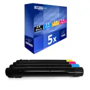5x Cartridge for Xerox WC-7970 WC-7545 WC-7855 WC-7530 WC-7556 WC-7845