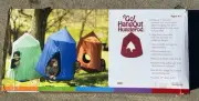 *NEW* Hearthsong Go Hangout Hugglepod Nook Back Yard Swing Pod - Red