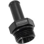 Aeroflow -10Orb to 1/2" Push On Barb Black Straight Barb - AF414-10-08BLK
