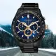 【CITIZEN 星辰】Chronograph系列 型男必備 光動能三眼計時腕錶 母親節 禮物(CA4458-88L)