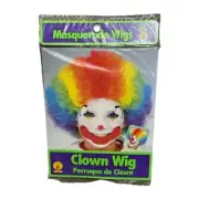 Rubies Rainbow Hair Clown Wig Adult One Size Fits All New