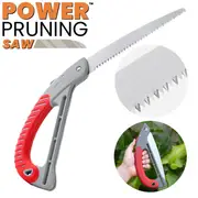 Foldable Pruning Saw - Tough High Carbon Steel Blade with Triple Bevel