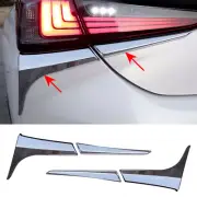 NEW For Lexus ES 2019-2022 ABS Chrome Rear Tail Light Lamp Moulding Trim Strips (for: Lexus)