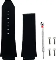 [Mitekiic] 21mm 25mm Rubber Watch Band Replacement Strap Waterproof with Tool for Hublot Big Bang