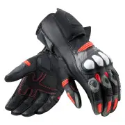 League 2 Gloves Black Neon Red