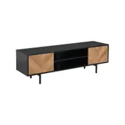 Cosmoliving Tv Stand For 55 60 Inch Tv, Entertainment Center With Storage Cabinets, Rustic Tv Console For Living Room Decor