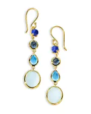 Ippolita 18K Yellow Gold 18K Rock Candy Four Stone Linear Drop Earrings